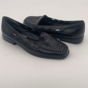 Bellini Flats Sports Black Shoes Women's 6M Ballet Leather Shoes